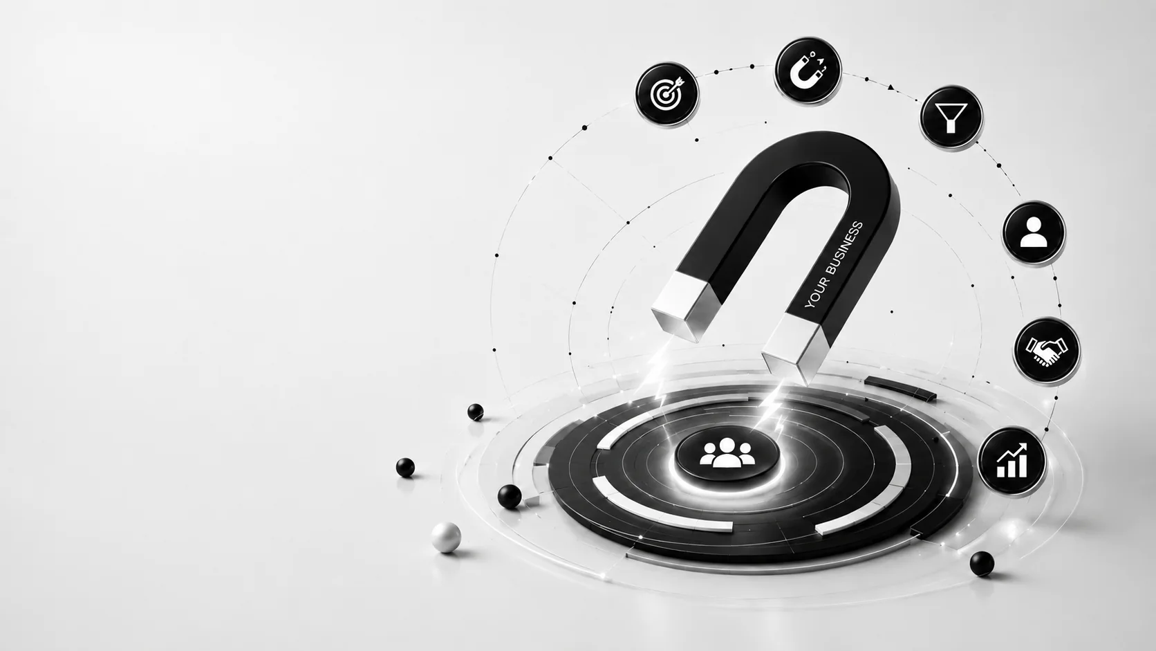 3D magnet drawing customers to your business